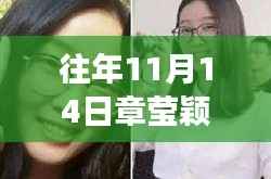 章莹颖最新消息追踪，追寻光明，传递希望于往年11月14日的新动态